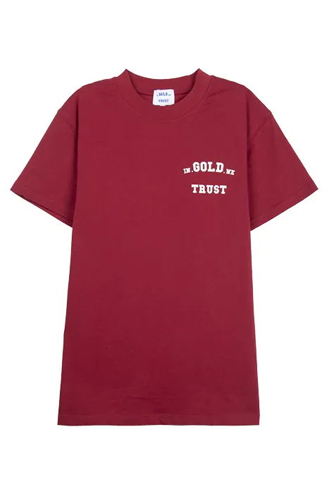 In Gold We Trust The Red Teered Maat: L | Tops Outlet | Unisex | Rood