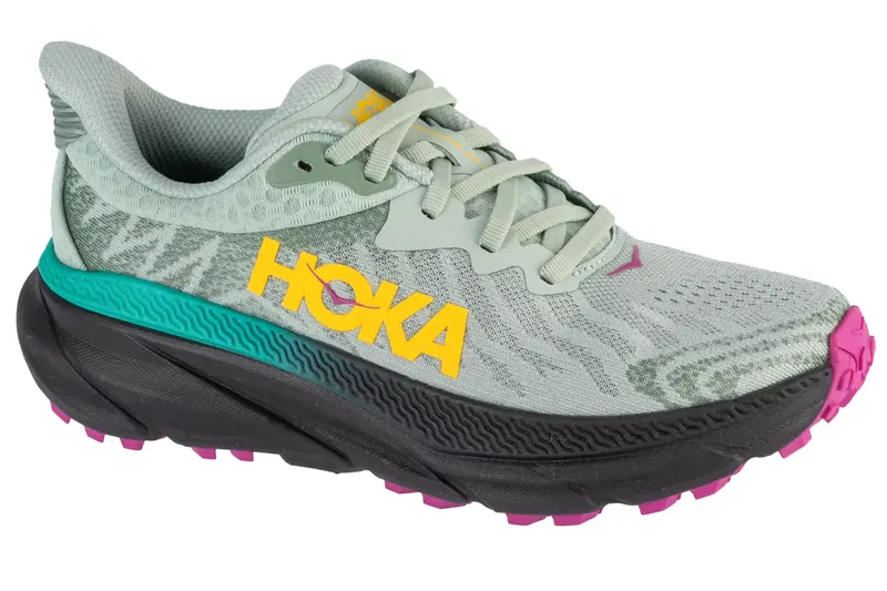 Hoka W Challenger ATR 7 1134498-ACK, Damskie, Zielone, buty do biegania, tkanina, rozmiar: 38
