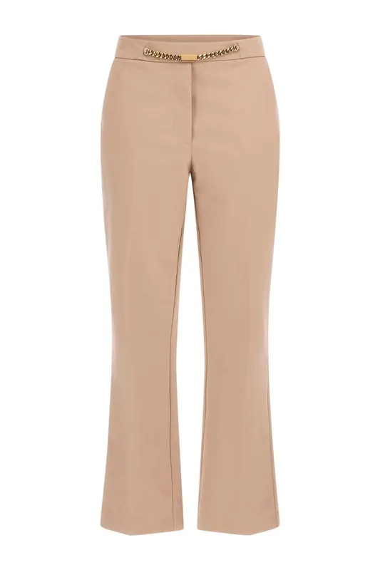 GUESS Sunny Chino Chain Pa Natural Almond Maat: 42 | Pantalons Outlet | Dames | Beige