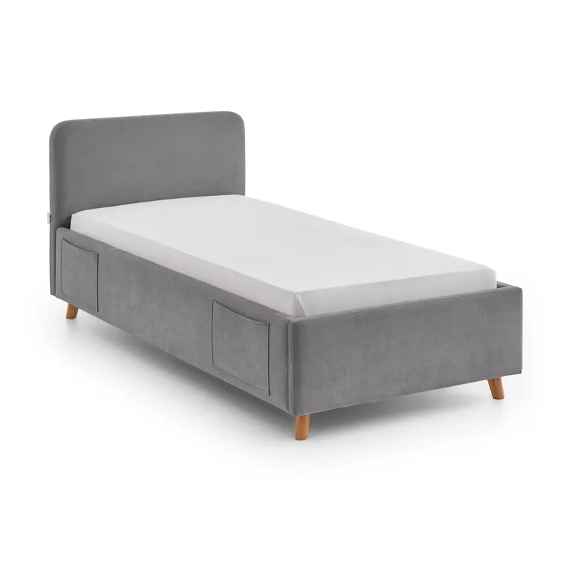 Szare łóżko dziecięce bez stelaża 90x200 cm Cosy – Meise Möbel
