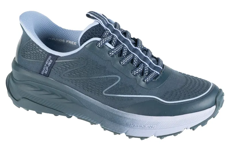 Skechers Slip-Ins: Switch Back - Mist 180157-NVY, Damskie, Granatowe, buty sneakers, tkanina, rozmiar: 38,5