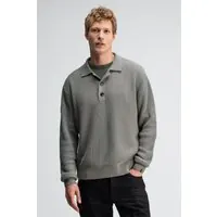 Butcher of Blue Galway Polo Ls Granite Green Maat: XXL | Sweaters Outlet | Heren | Groen