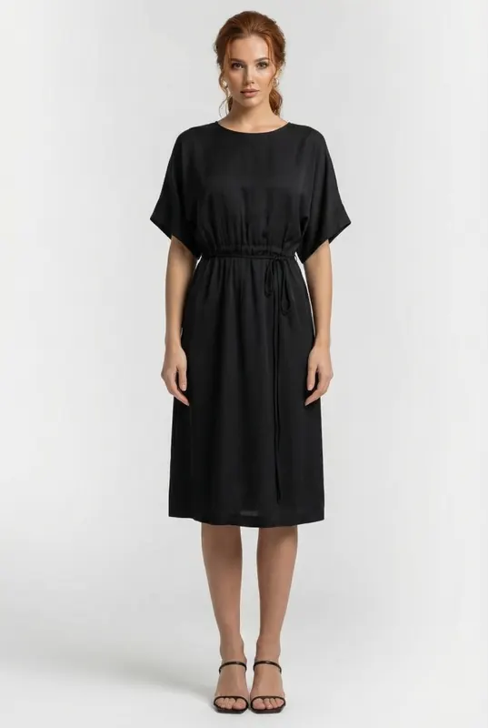 Humanoid Donna Blackish Maat: XS | Blousejurken Outlet | Dames | Zwart