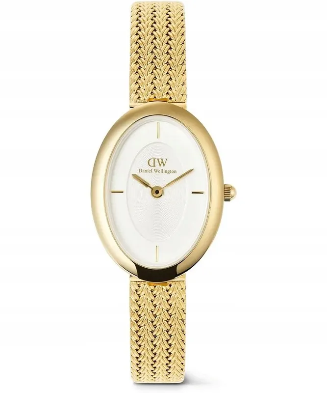 Zegarek Daniel Wellington Juliette Braided Mesh White Sunray Gold