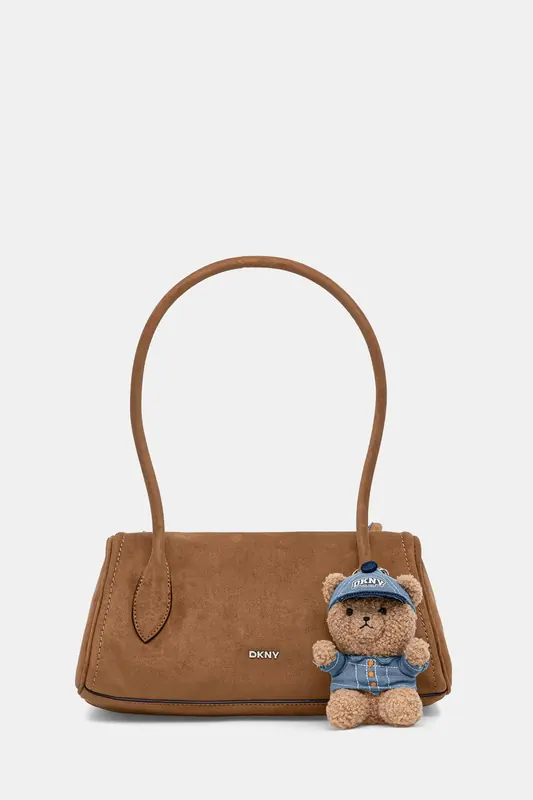 DKNY torebka damska z imitacji zamszu
