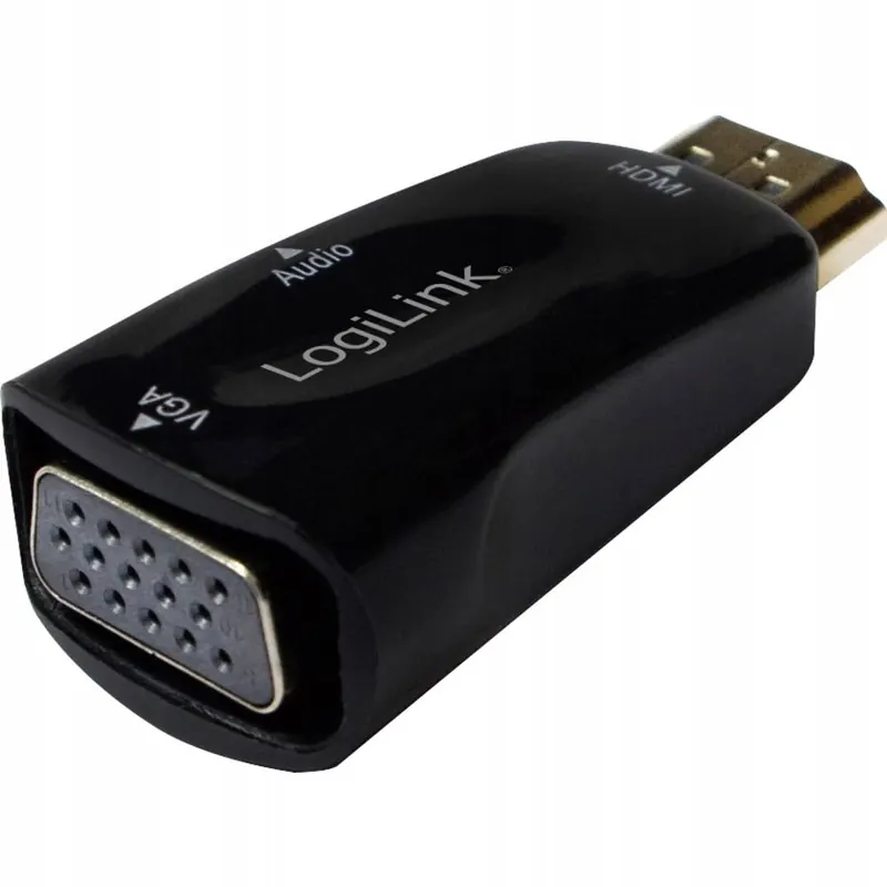 Logilink CV0107 Logilink Konwerter Hdmi męski Vga żeński 3,5mm jack ste