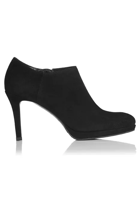 LK Bennett Olwen Almond Toe Platform Black Maat: 41 | Laarzen Outlet | Dames | Zwart