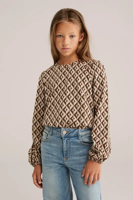 We Fashion Sweater Beige Maat: 134/140 | Truien Outlet | Unisex | Beige