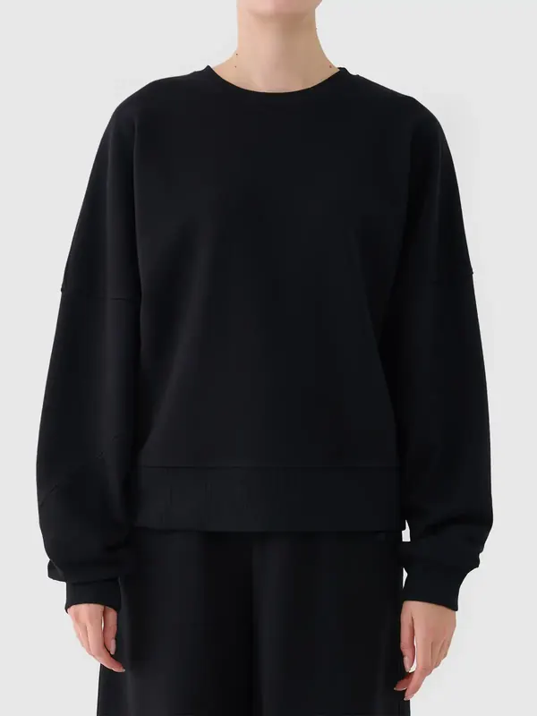 4F bluza dresowa damska 4FWAW25TSWSF1888 czarny (XL)