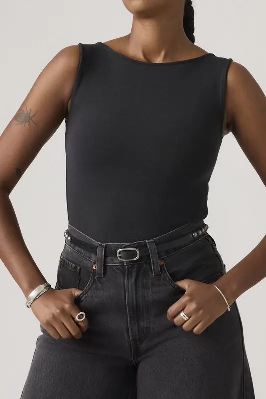 Levi's Glam Stud Belt Maat: 65 | Riemen Outlet | Dames | Zwart