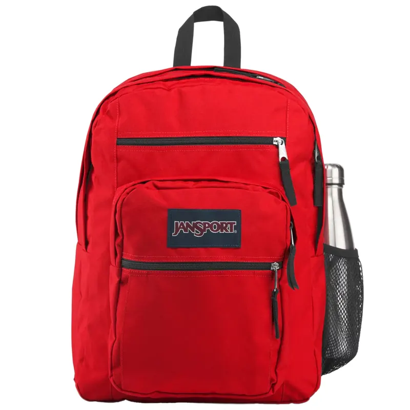 JanSport Big Student Backpack EK0A5BAHN58, Unisex, Czerwone, plecaki, poliester, rozmiar: One size