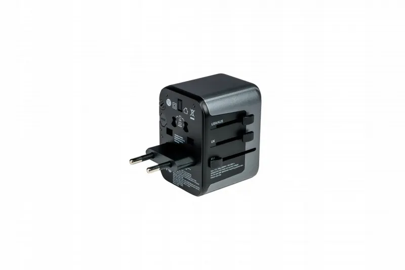 Cestovný adaptér Verbatim World-to-World UTA-03 PD30W/ Qc/ 2xUSB 2xType-C