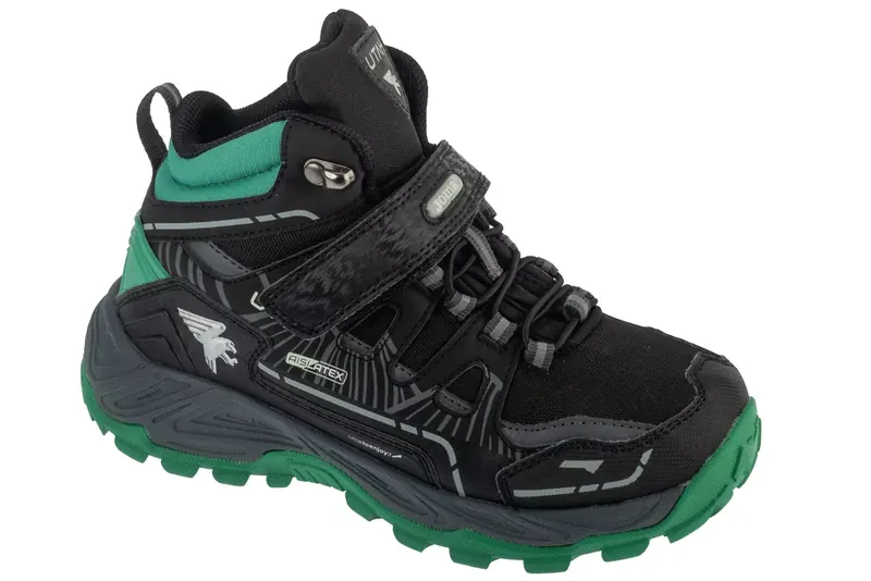 Joma Utah Jr 2501 JUTAHW2501V, Dla dzieci, Czarne, buty trekkingowe, skóra syntetyczna, rozmiar: 31