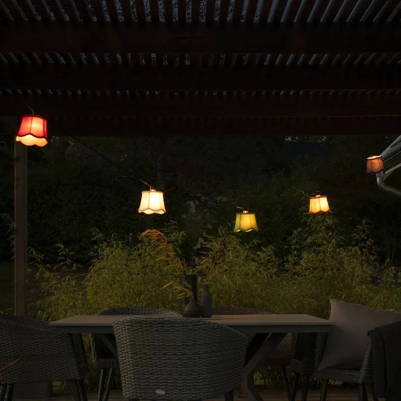Zestaw łańcuchów świetlnych LED Party Extension, multicolor, IP44