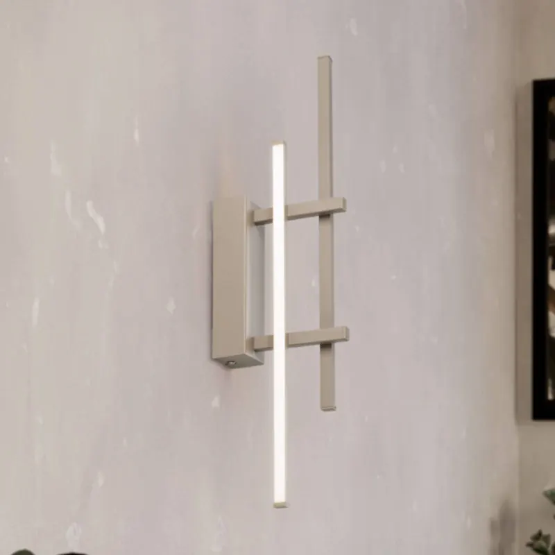 Kinkiet LED EGLO TREPILIANO, beżowy, wysokość 46 cm, metal
