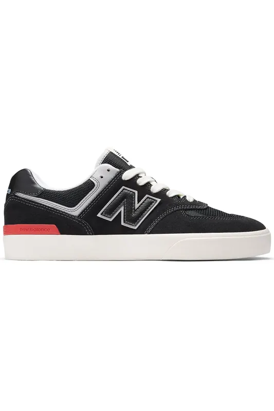 New Balance Nb Numeric 574 Vulc Black Maat: 45.5 | Sneakers Outlet | Heren | Zwart