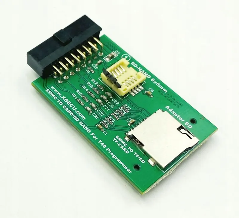 Adaptér XGecu T48 pre eMMC Tf kartu Sd kartu Sd Nand kartu