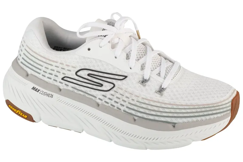 Skechers Max Cushioning Premier 2.0 220835-WHT, Męskie, Białe, buty do biegania, tkanina, rozmiar: 45