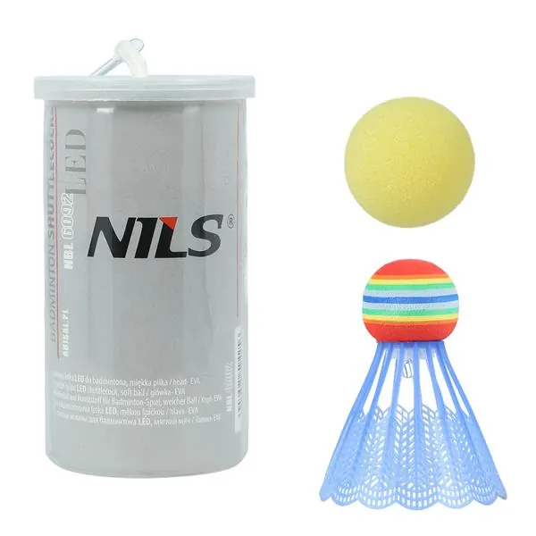 NILS Lotka Nylon Led 1 szt z Piłką