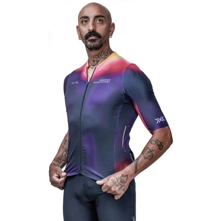 Koszulka rowerowa męska X-Bionic COREFUSION AERO JERSEY SS kolorowa (M)
