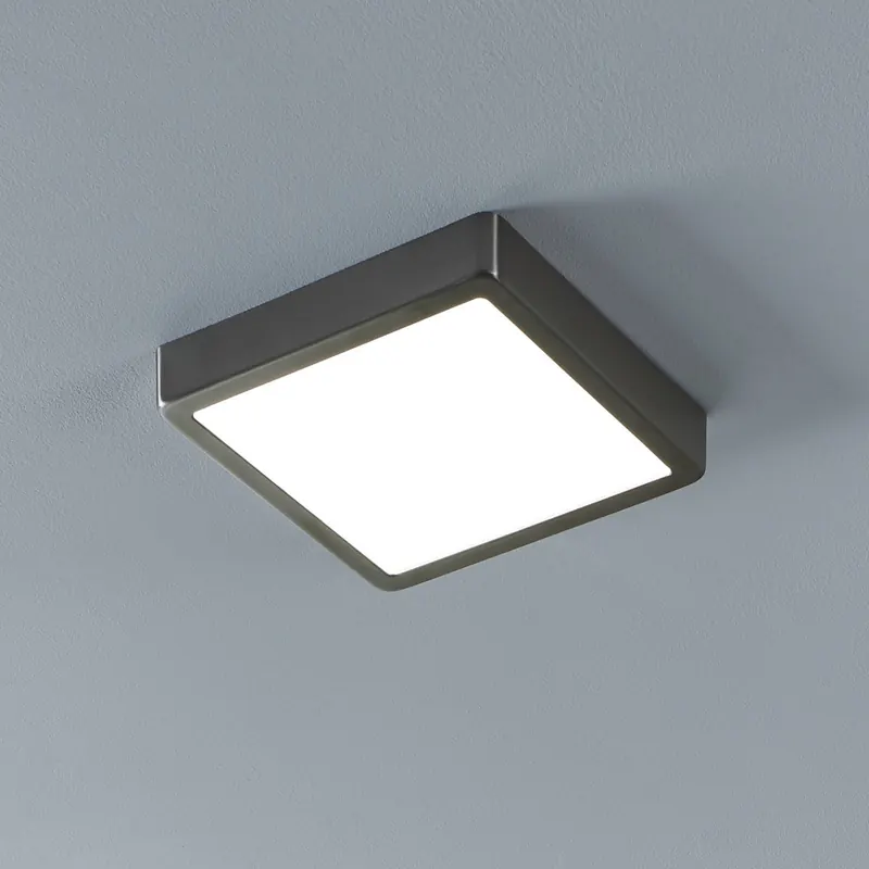 EGLO connect Fueva-Z lampa sufitowa 21x21cm nikiel