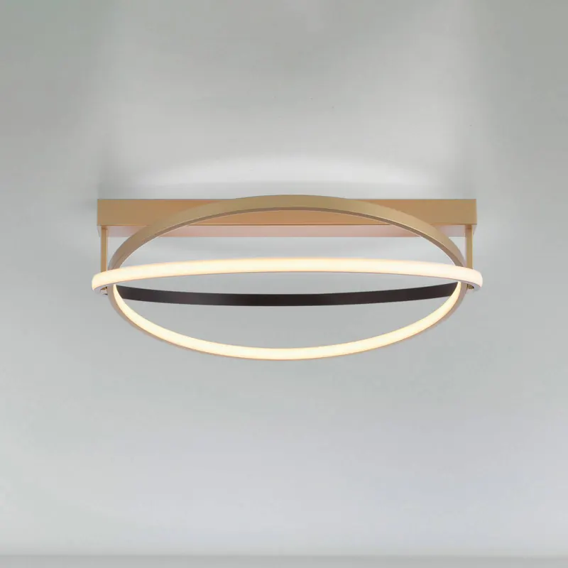 Paul Neuhaus Q-Beluga lampa sufitowa LED, mosiądz