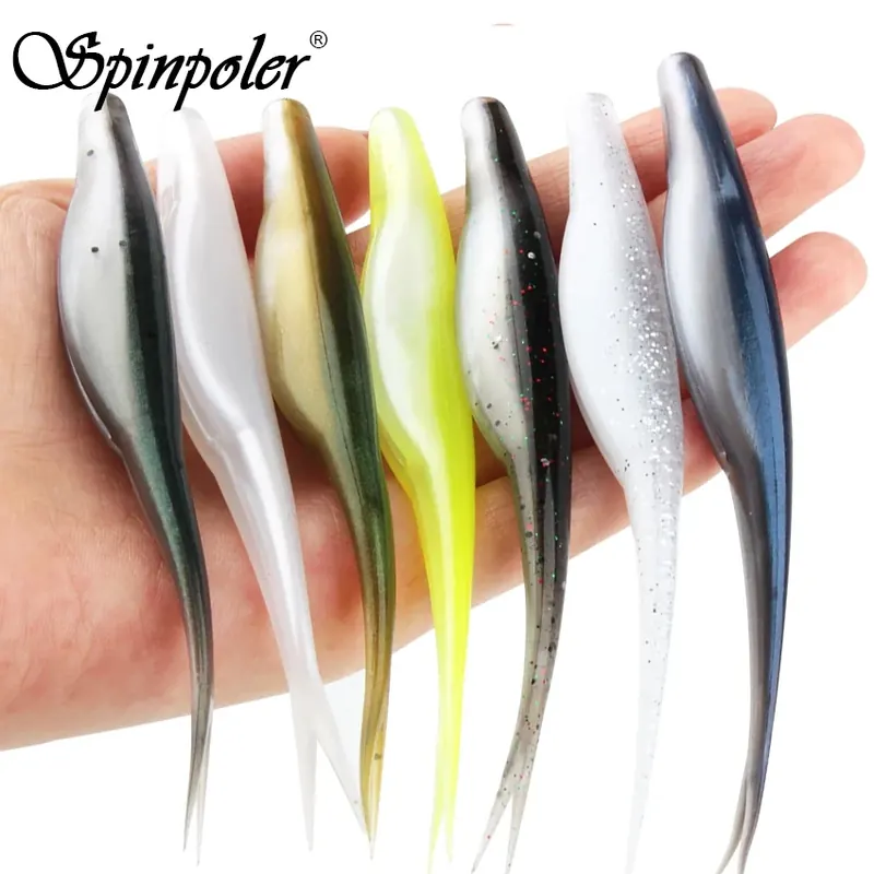 Przynęta miękka Spinpoler TPR, pływająca, 12 cm, Jerk Minnow, Shad, super miękka i elastyczna, na szczupaka, szczupaka białego, okonia, bassa, ryby morskie, Pesca