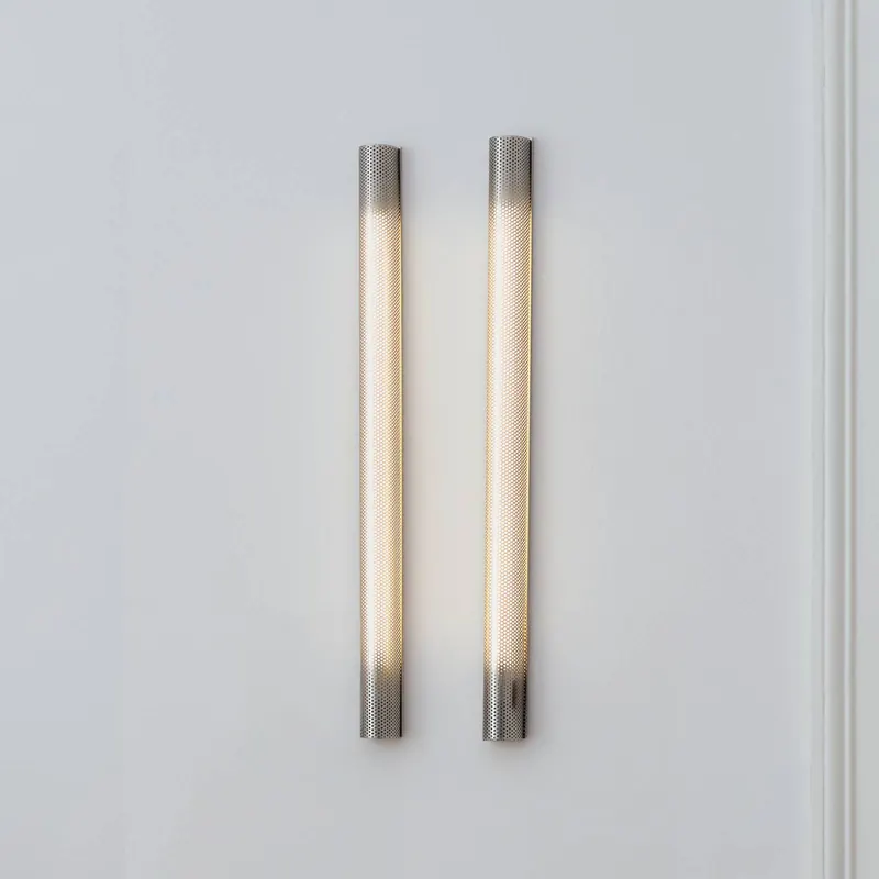 GEJST lampa ścienna Radent Wtyczka, stalowo-szary, wys. 70 cm, G13 LED