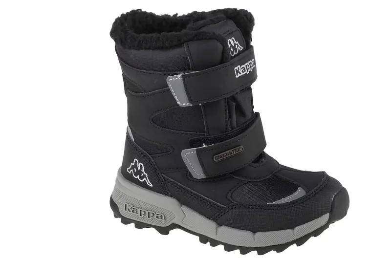 Kappa Cekis Tex K 260903K-1115, Dla chłopca, Czarne, buty zimowe, tkanina, rozmiar: 30