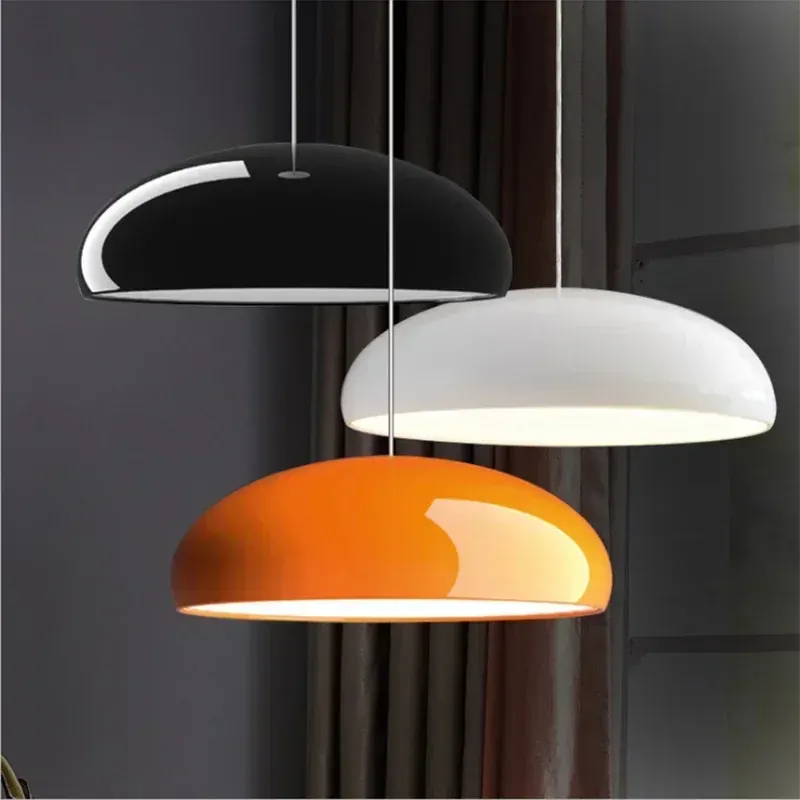 Żyrandol Bauhaus Restauracja Retro Okrągły Dekoracja Pokoju Żyrandol Nordycki Design Salon Sypialnia Bar Lampa Artystyczna