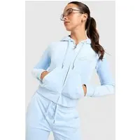 Juicy Couture Bluza Rozpinana Z Kapturem Velour