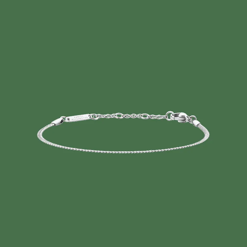 Daniel Wellington DW Staple Flat 155-185 mm Silver
