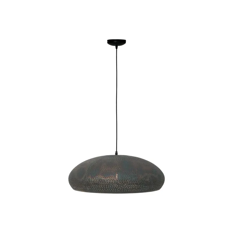 Lampa wisząca Fori, Ø 53 cm, brązowy, metal