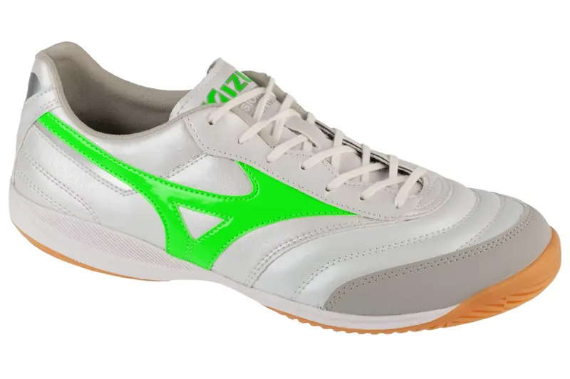 Mizuno Morelia Sala Pro IN Q1GA251337, Męskie, Białe, buty halowe - halówki, skóra syntetyczna, rozmiar: 43
