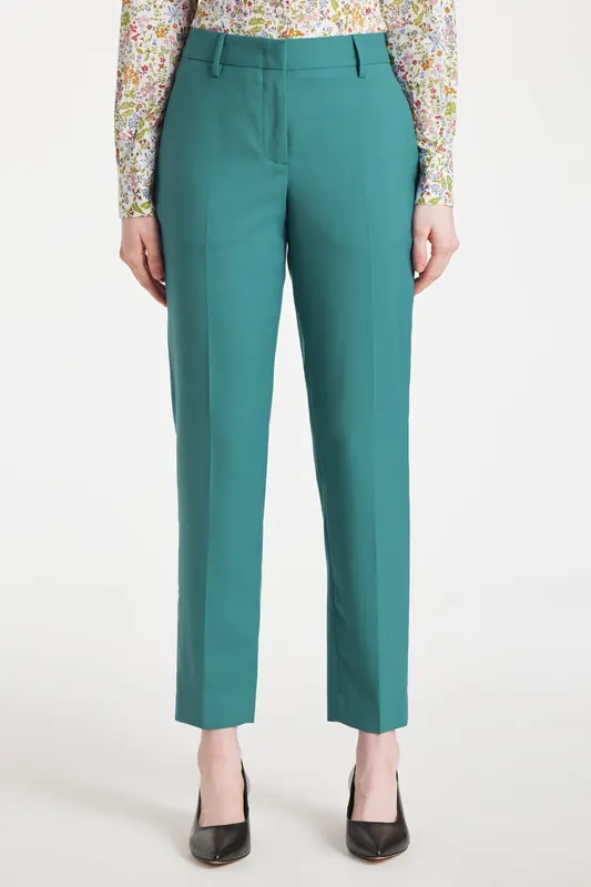 Paul Smith Womens Trousers Bottle Green Maat: 38 | Pantalons Outlet | Dames | Groen