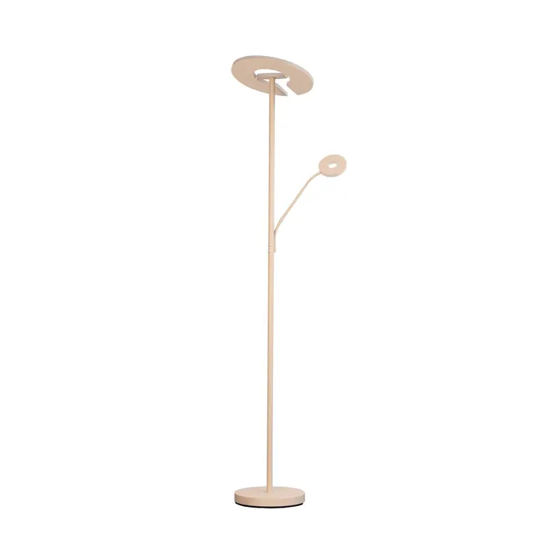 Lampa stojąca LED Dent, kolor piaskowy, 180 cm, metal, CCT 2-punktowa.
