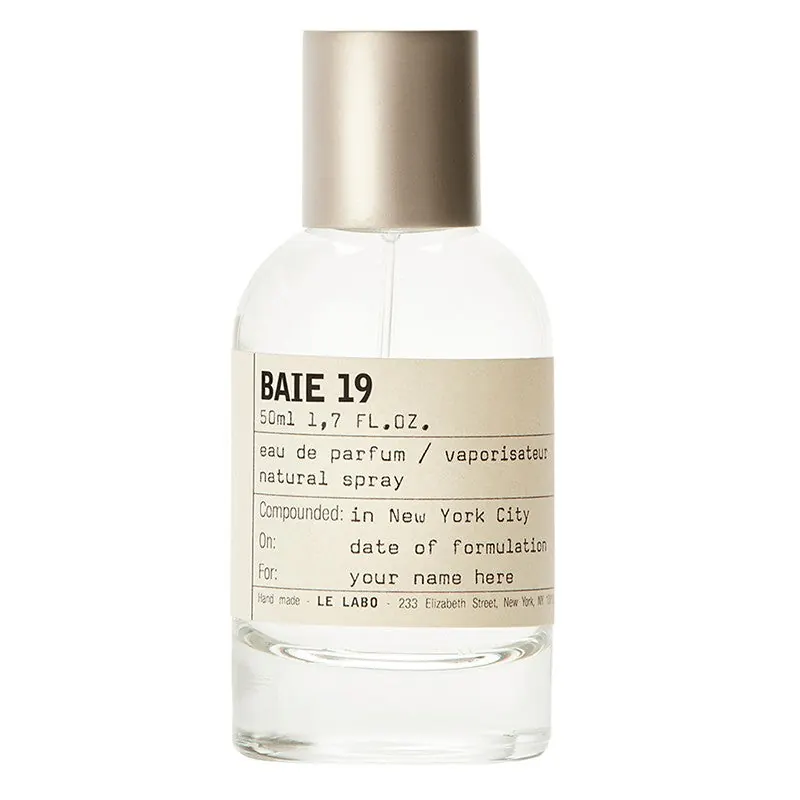 Woda perfumowana unisex Le labo Baie 19 - 100 ml