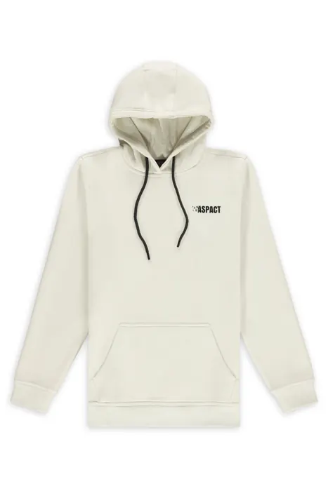 Aspact Outline Hoodie Canoli Maat: L | Hoodies Outlet | Unisex | Wit