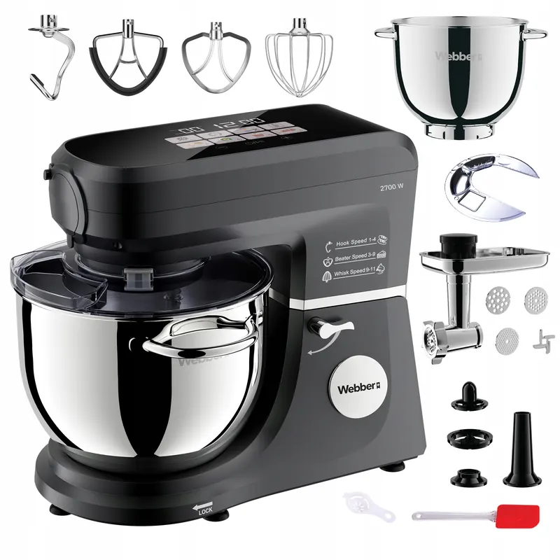 Planetárny kuchynský robot Webber SM17 2700W, misa 7L, multifunkčný mixér