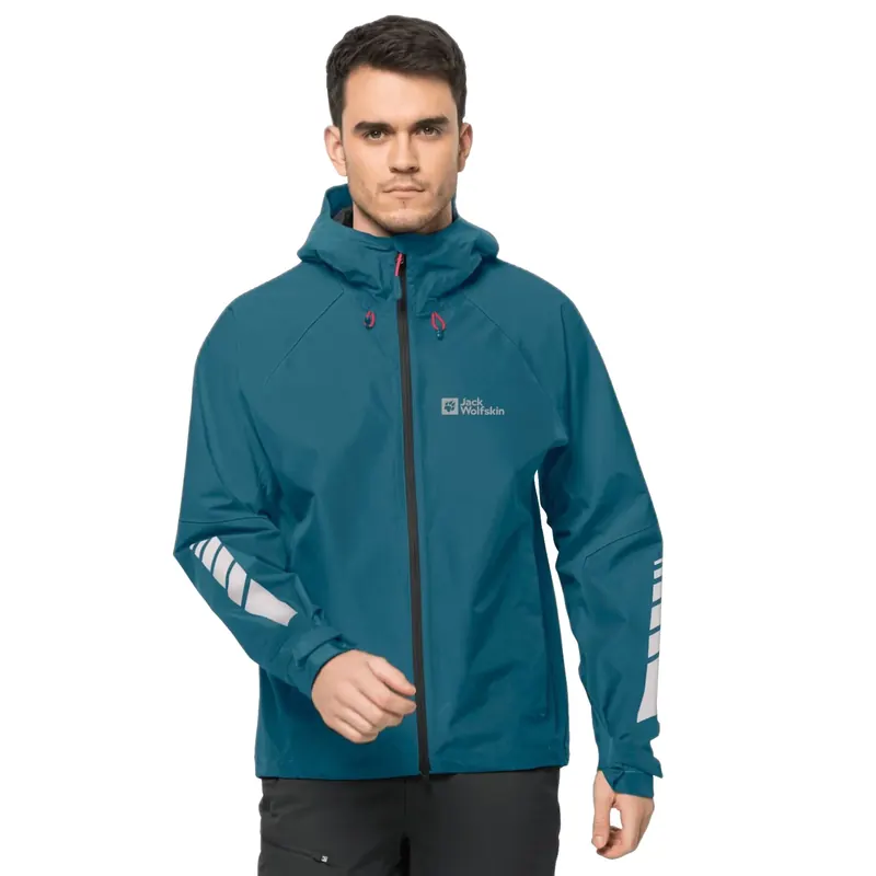 Jack Wolfskin Morobbia 2l Jkt M 1115511-4133, Męskie, Niebieskie, kurtki, poliester, rozmiar: XL