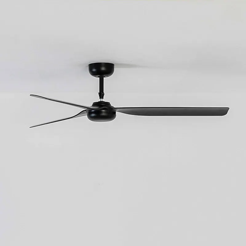 Wentylator sufitowy Punt M, czarny, DC, cichy, 130 cm, pilot