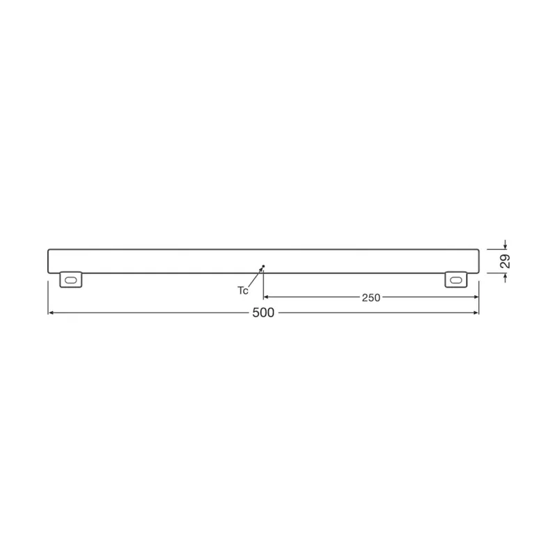OSRAM Żarówka liniowa LED S14s 4,7W żarówka rurkowa 2700K 50cm matowa
