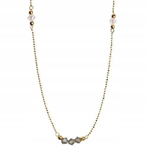 Złoty Naszyjnik z Cyrkoniami NX21084 Verona Jewellery