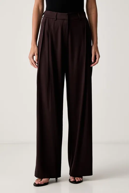 Le Privé spodnie damskie z wiskozą ROMY TROUSERS