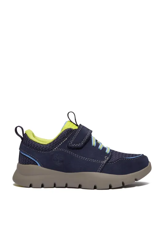 Timberland Unisex Boroughs Project Low Hook & Loop Sneaker Dark Blue Su Maat: 24 | Schoenen Outlet | Unisex | Blauw