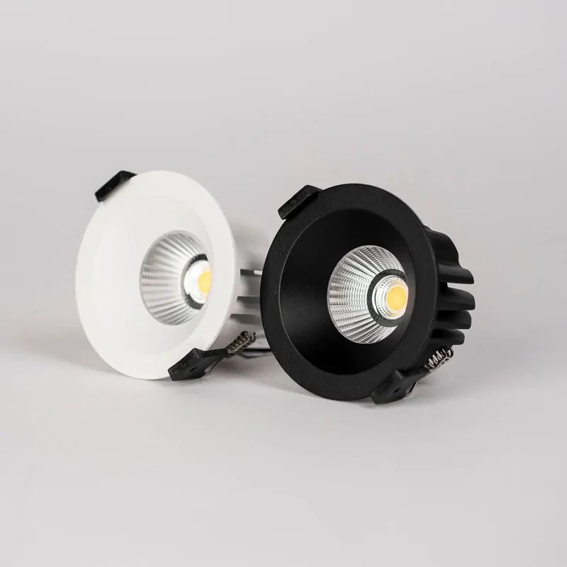 Downlight wpuszczany SLC LED OnePro Soft, czarny, 3000 K, aluminium