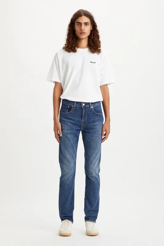 Levi's 502 Taper Medium Indigo Worn In Maat: W29L32 | Straight Jeans Outlet | Heren | Blauw