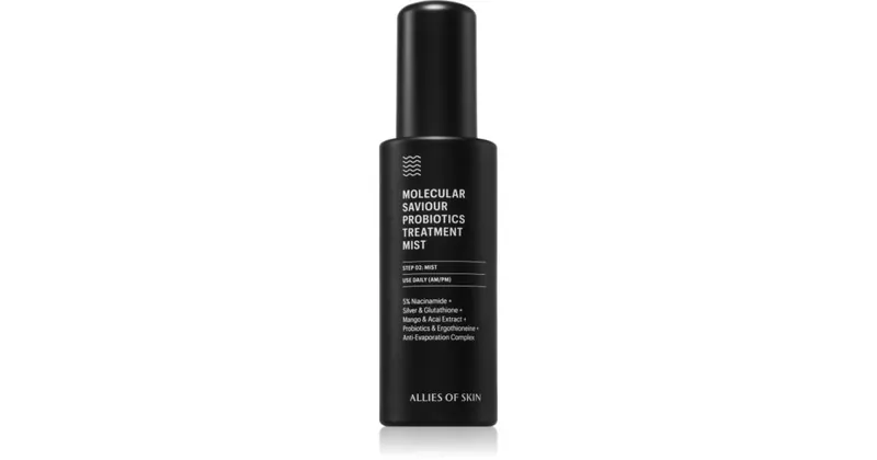 Allies of Skin Molecular Saviour Probiotics Esencja do twarzy w sprayu o działaniu antyoksydacyjnym 50 ml