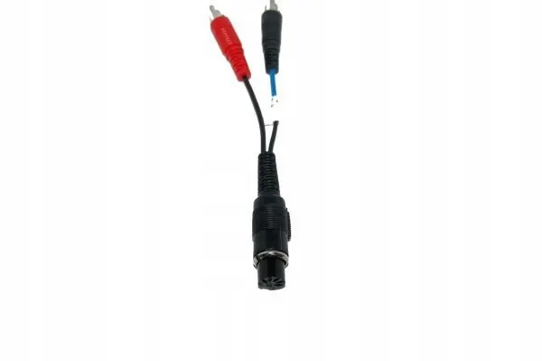 Redukcja gniazdo Din NM545 <-- 2 wtyki Rca 0,15m