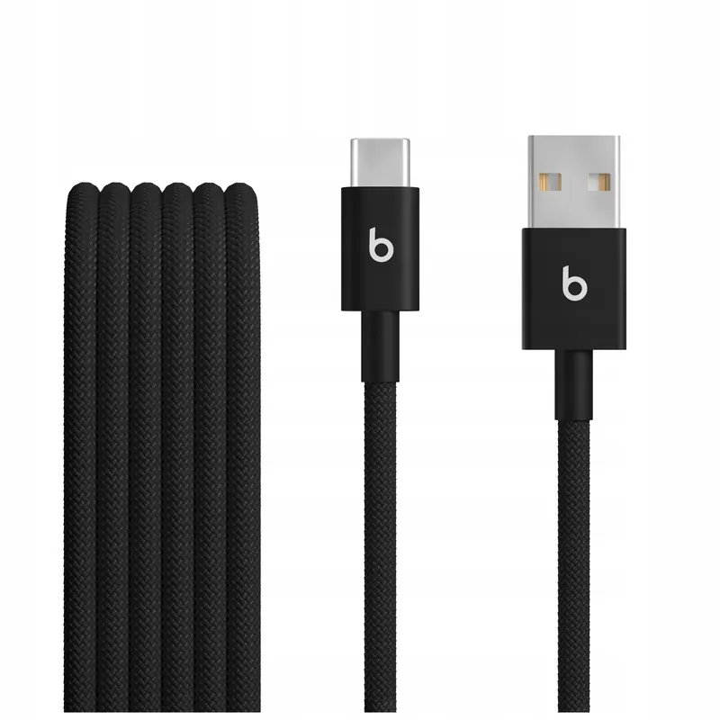 Apple Beats Usb-a to Usb-c Woven Cables (1.5 m) Bolt Black (2-Pack)…